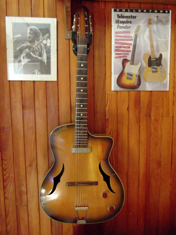 Di Mauro Gipsy/Manouche Jazz with magnetique pickup 1950-60s - Sunburst image 1