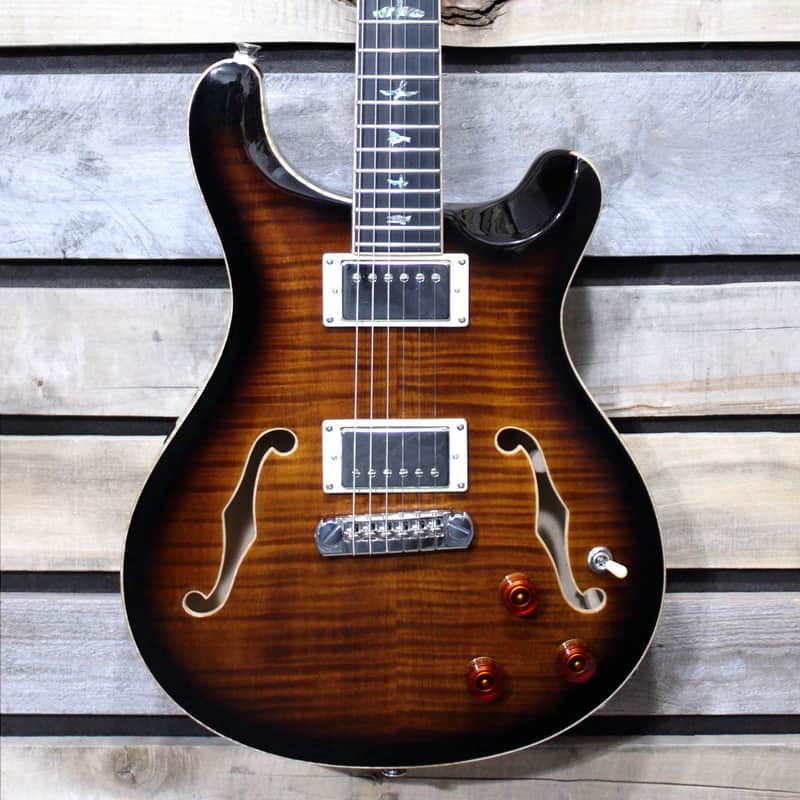 Used (2021) PRS Hollowbody II Piezo Hollowbody Electric Guitar with Upgraded Graph Tech Piezo Bridge and Locking Tuners and Hardshell Case image 1