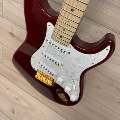 Fender Richie Kotzen Signature Stratocaster Electric Guitar, Transparent Red Burst image 7