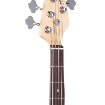 Sterling SUB StingRay 5 Bass Guitar Walnut Satin image 4