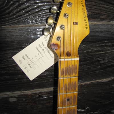 NASH S-63 STRATOCASTER HEAVY RELIC 2014 BLACK OVER 3 COLOR SUNBURST image 3