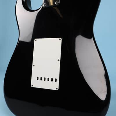 1989-1990 Fender MIJ Stratocaster Strat Japan Maple Neck Black Electric Guitar image 10