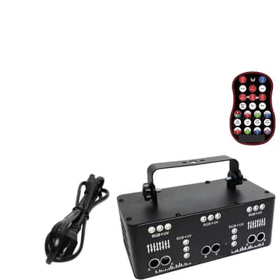 21 Eyes Party Lights Dj Disco Light Strobe Stage Light Sound Activated Laser Llights Projector with Remote Control Led Bar Indoor DMX Music Show RGB KTV Lighting Projector for Parties image 3