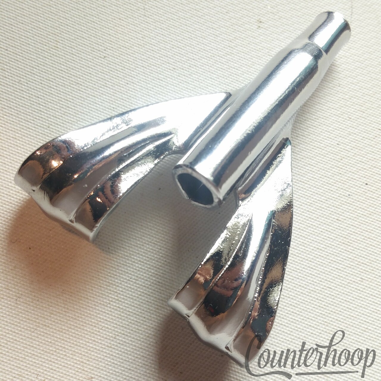 Ludwig Snare/Bass Drum Threaded Single-Tension-Rod-Claw Chrome Marching 50s-60s — main photograph