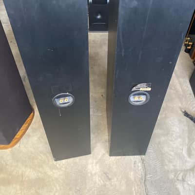 Vintage kenwood floor speakers pair Kvs 407 1994 - Black image 5