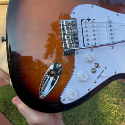 Fat Strat style body Complete Package SSH custom build locking tuners High mass Trem body Mini toggles "Gilmore mod" 14 tones image 12