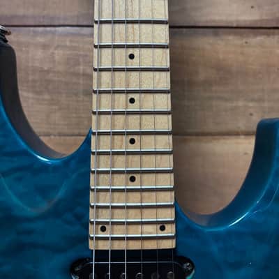 Pre-owned LTD MH-103QM See Thru Blue image 12