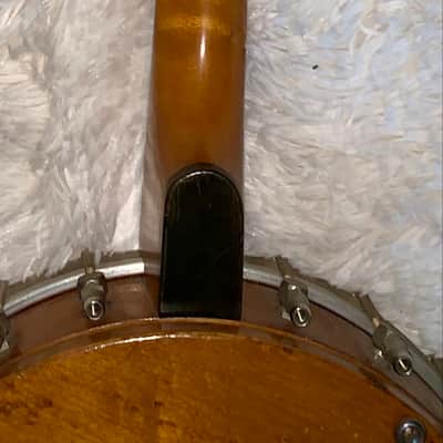 Vintage old may bell banjo  4 string  made in the usa image 8