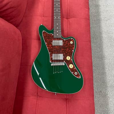 Jet Guitars JJ-350 Offset Electric Guitar - Green image 4