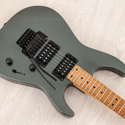 1997 Charvel Dinky HH DK24 Ikebe Limited Edition Gunmetal Gray w/ Floyd Rose, Japan image 9