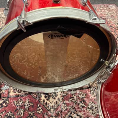 Trixon Luxus 1960s Teardrop 13"/16"/20" Drum Set - Red Sparkle (VIDEO) image 23