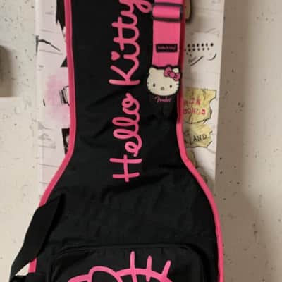 Fender Squier Hello Kitty Stratocaster w/matching gig bag, strap, original box Pink 2005 Rare Like image 18