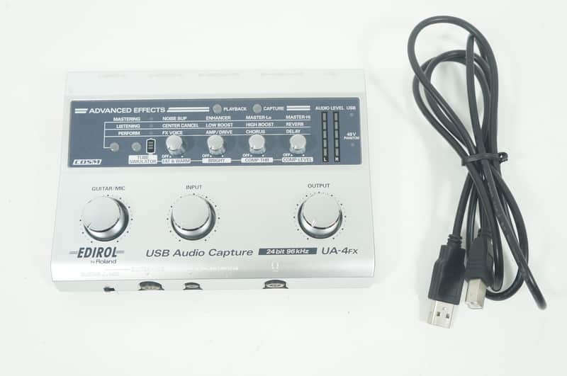 [SALE Ends June 30] Edirol UA-4FX USB Audio Capture AUDIO I/F Built-in Effects UA4FX Roland image 1