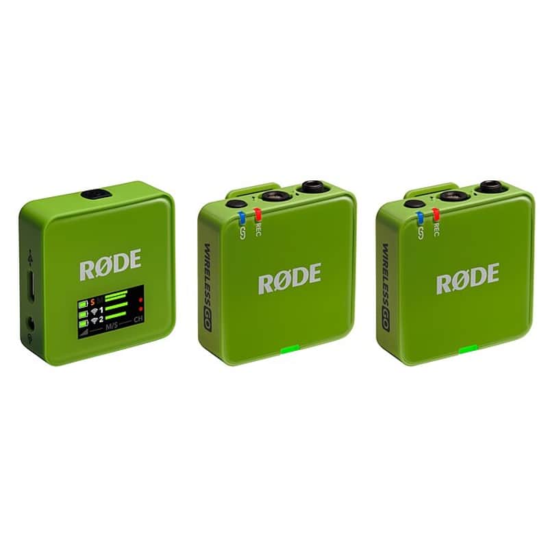 RODE Wireless Go Gen 3 Dual Green Digitales Drahtlos-Mikrofonsystem image 1