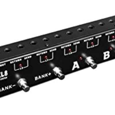 Joyo PXL-8 Effects Loop Router Pedal, Black w/ 10 Patch Cables image 2