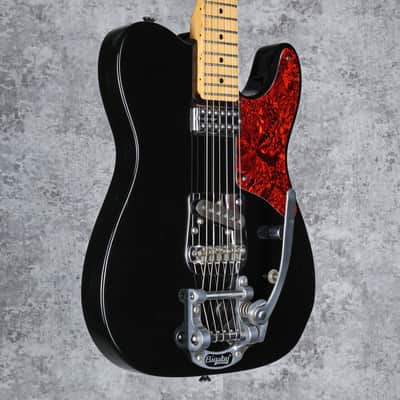 Squier Vintage Modified Cabronita Telecaster with Bigsby B50 and Hard Case 2014  Black image 4