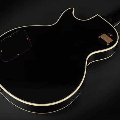 2021 Gibson Custom Shop Historic '57 Les Paul Custom Black Beauty Reissue - Ebony VOS | USA Vintage Long Neck Tenon No Weight Relief 4.18kg | CoA OHSC image 14