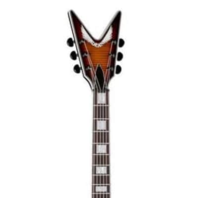 Dean ML Select Flame Top Electric Guitar, Trans Brazilian, ML SEL FM TBZ image 8