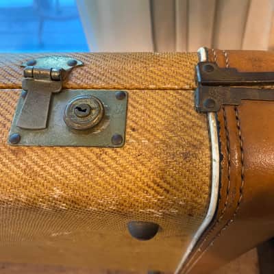 **Vintage** (1955-1958) Fender Tweed Stratocaster/telecaster Electric Guitar Case image 11