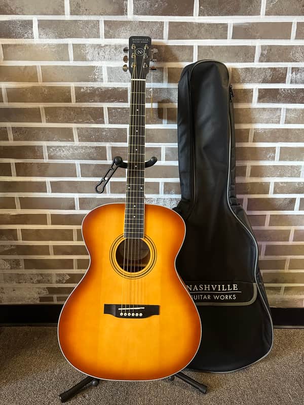 Nashville Guitar Works OM10EB 2025 - Edgeburst image 1