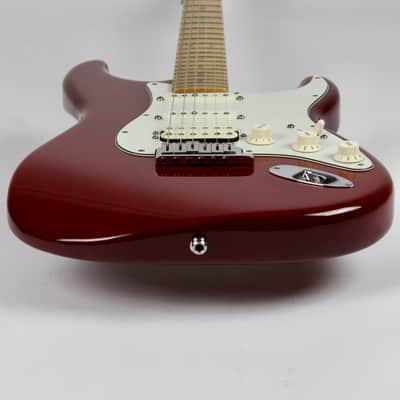 Fender American Deluxe Fat Stratocaster - Crimson Red Transparent 2000 w/OHSC (101102738) image 4