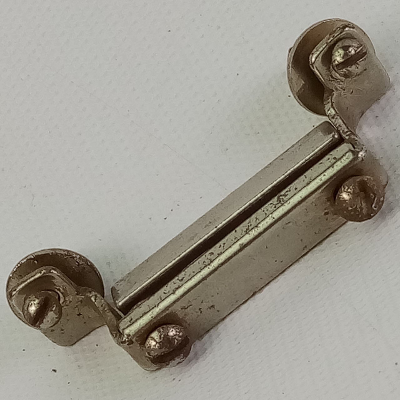 Gretsch 1 15/16"Snare Drum Butt Plate Nickel Vintage Broadkaster40s Square Clamp — main photograph
