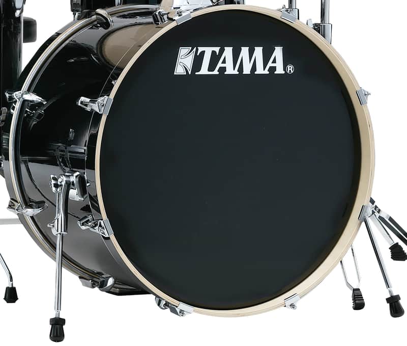 Tama IPB22EW-HBK Imperialstar Bass Drum 22 - Hairline Black image 1