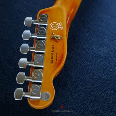 Fender Telecaster American Deluxe 60th Anniversary Series White over Sunburst Aged Heavy Relic Rare image 20