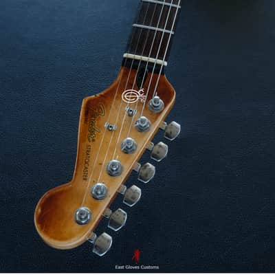Fender Stratocaster Witch’s Bone Ash Finish Heavy Aged Relic by East Gloves Customs image 13