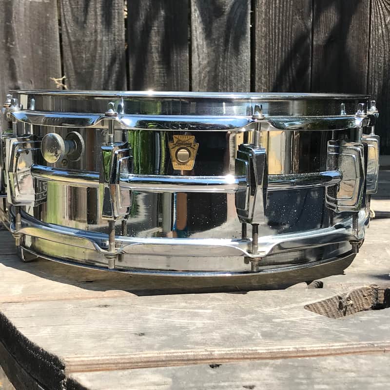 Ludwig No. 400 Supraphonic 5x14" 10-Lug Aluminum Snare Drum with Keystone Badge