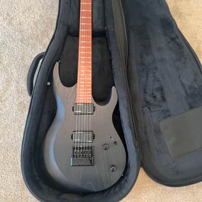 Kiesel Aries 6 Baritone w/ Evertune - Black Raw Tone Satin image 2