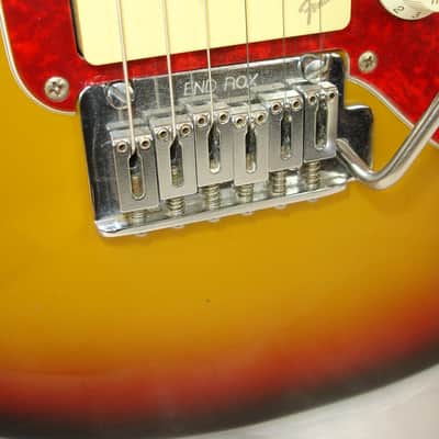90's Fender JM-Champ Mini Jazzmaster Electric Guitar, Sunburst w/ Bag image 5