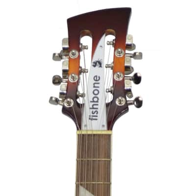 Fishbone FTP-BURG-12- String Electric Solid Body Guitar 2013 Burgundy Burst Make an Offer image 10