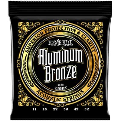 ERNIE BALL 2568 Aluminum Bronze Light 11-52 Saiten für Akustikgitarre image 1