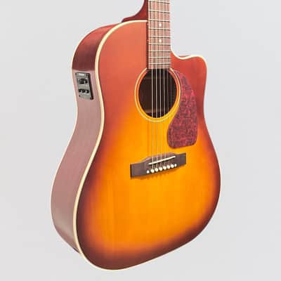 Epiphone Inspired by Gibson J-45 Standard Acoustic-Electric Guitar - Vintage Sunburst image 2