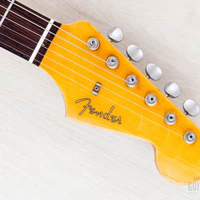 2011 Fender Custom Shop Masterbuilt Yuriy Shishkov 1963 Telecaster Thinline B-Bender Sunburst w/ Case, COA, Tags image 4