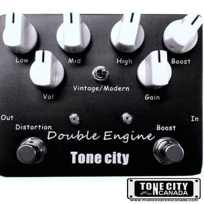 Tone City Double Engine T40 Rectified High Energy Distortion (Wampler Style) Hand Made True Bypass image 3