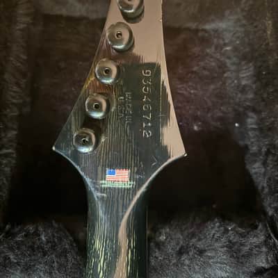 Rare Gibson: 1996 M-III All American - triple humbuckers in ebony, with matching Steinberger gearless locking tuners and locking trem. image 11