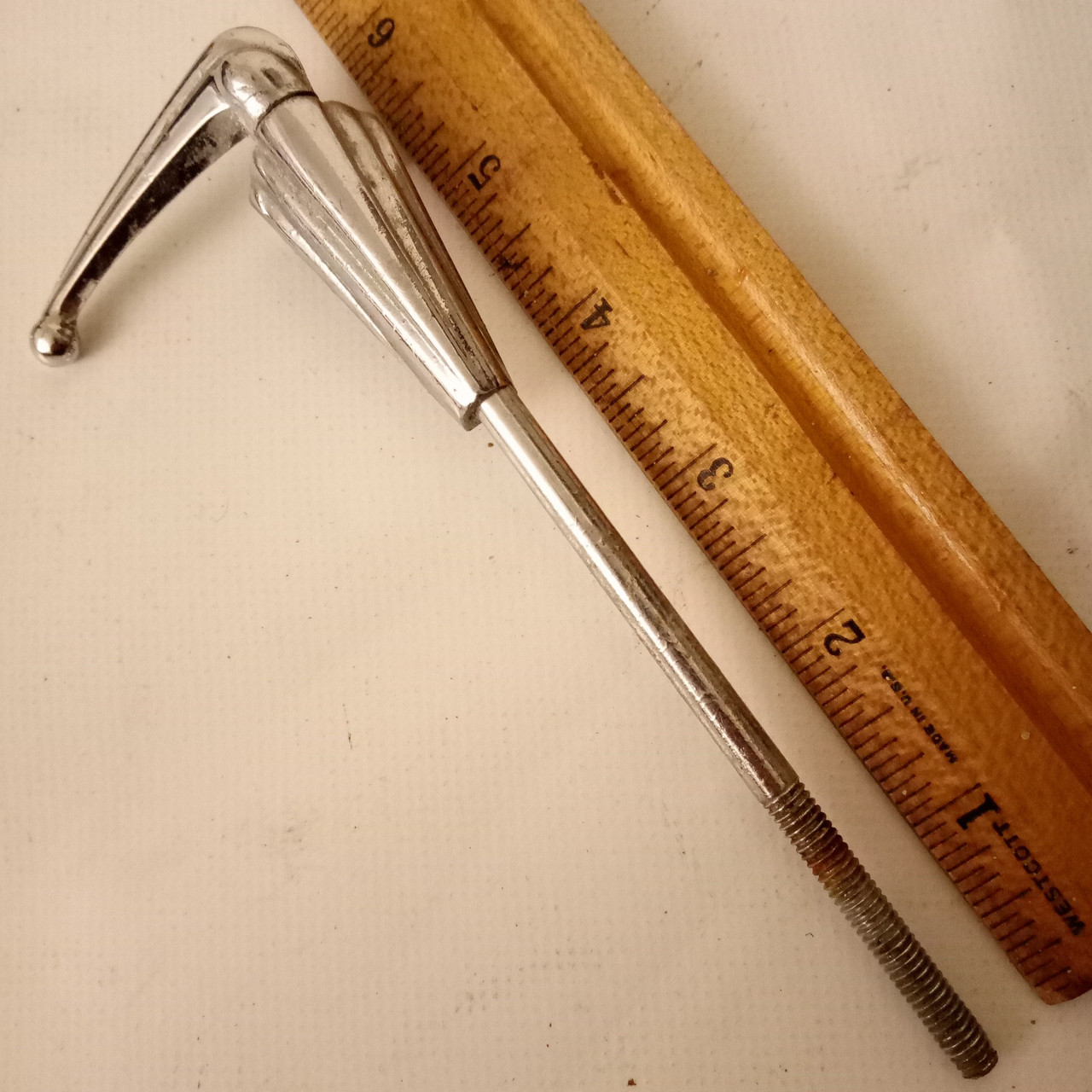 Premier 1+ Bass Drum 5 1/2" Tension T-Rod+Claw Vintage 60s Elite Chrome Set UK — main photograph