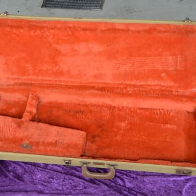 Fender Stratocaster Telecaster 1950s style vintage tweed case made in USA*cool hard case with a real vintage vibe to it*heavily used but still goin' strong after many years on the road*perfect fit for your old Strat/Telly image 2