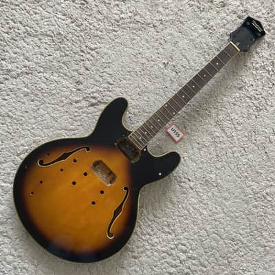 Tanglewood Left Handed Semi Hollow Jazz Guitar, Rosewood Fingerboard Neck image 2