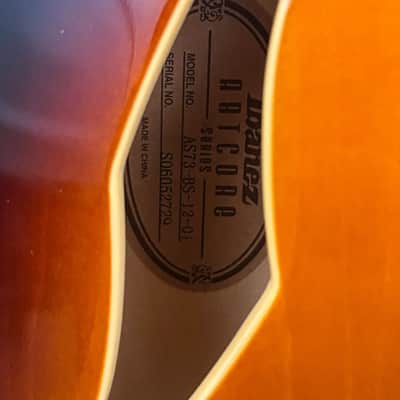 Ibanez AS73 Sunburst 2006 image 7