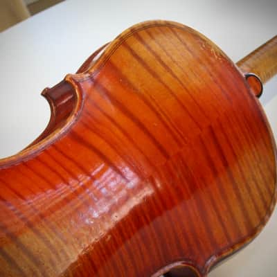 Lamy JTL French Violin 4/4 Antonio Stradivarius Model Circa-1930s-1940s-Reddish Varnish image 21