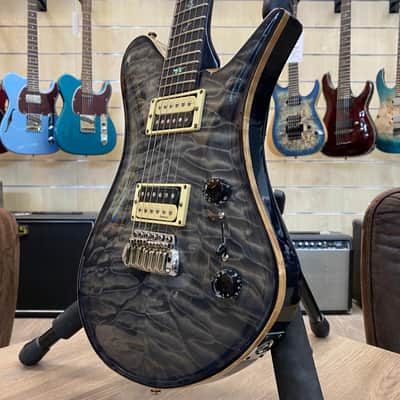Brogi Vanguard Custom Guitar 2007 Black Transparent image 4