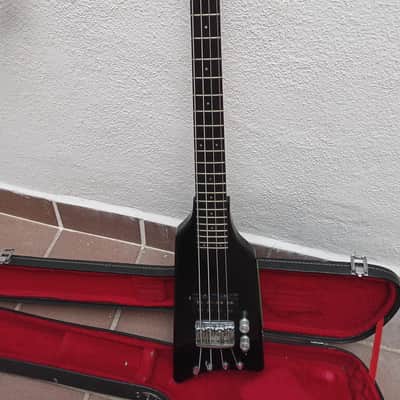 1985 Hondo Alien Headless Bass with original Hardcase retro vintage made in Japan image 5