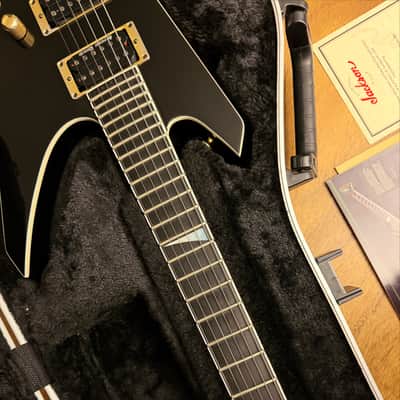 Jackson USA Warrior Custom Shop 2014 JCS Special Edition Slab Body, Black & Gold - Seymour Duncan Black Winter Pickups image 20