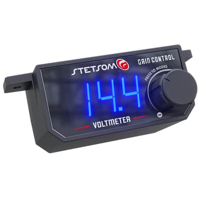 Stetsom Universal Bass Knob Gain Control 4 in 1 / Voltmeter / On+Off Switch / Converter image 7