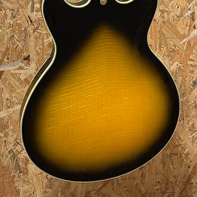 Pre Owned Ibanez 2014 AS-200 Artstar Prestige w/ Monty's PAFs - Antique Yellow Sunburst Inc. Case image 4