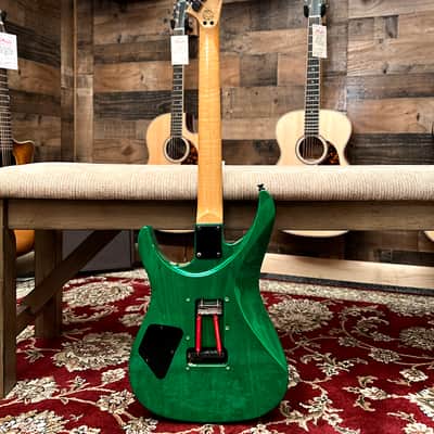 Robin Medley Standard IV 1991 w/ Gig Bag - Rio Grande Pickups, Ash Body, Floyd Rose, Green, Made in USA, Medley Standard Four image 5
