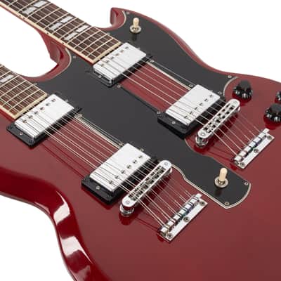Used Gibson Custon EDS-1275 Double Neck Heritage Cherry 2007 image 7